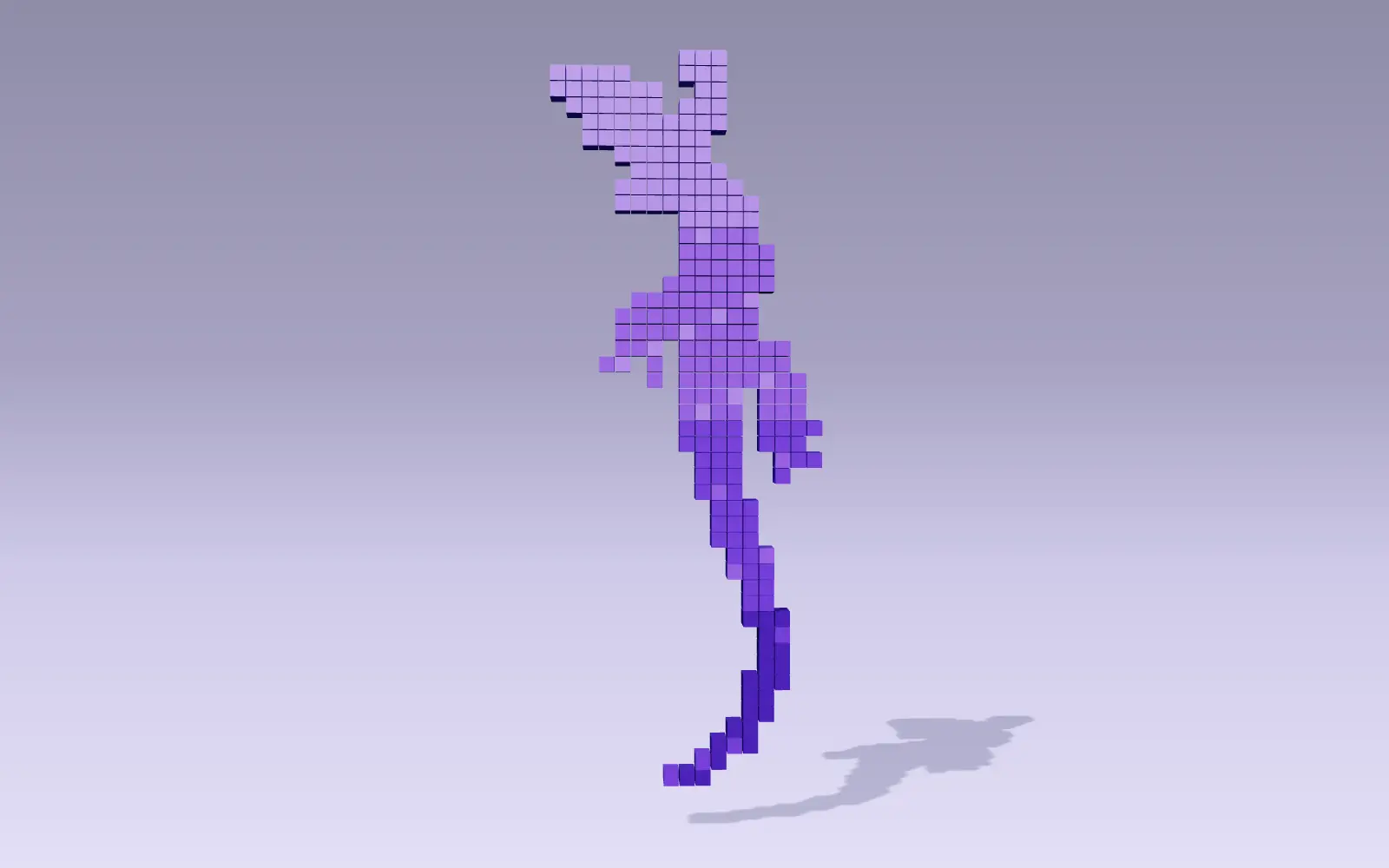 A lizard — the three-dimensional Impact Heroes symbol.